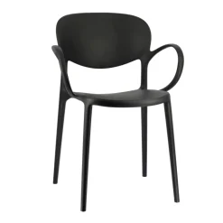 Abby Connubia® Fauteuil italien empilable en polypropylène recyclé