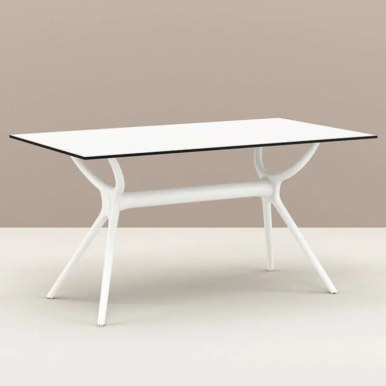 Air Table rectangulaire en stratifié et polypropylène