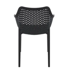 Air XL Fauteuil moderne empilable ajouré en polypropylène