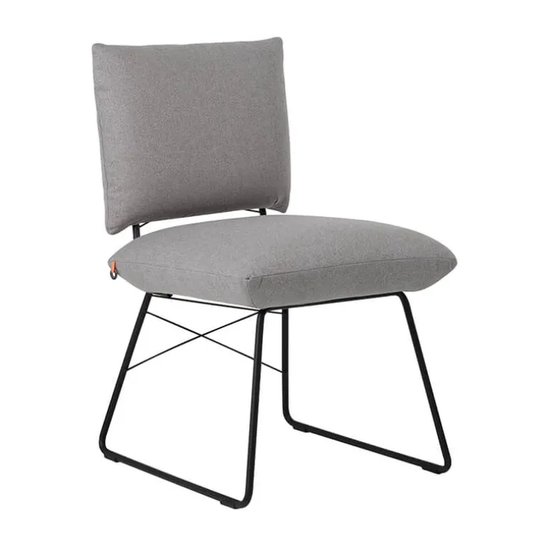 Cosy Mobitec® Chaise confortable design en tissu et structure métal