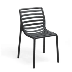 Doga bistrot Chaise de jardin design empilable sans accoudoirs de fabrication italienne