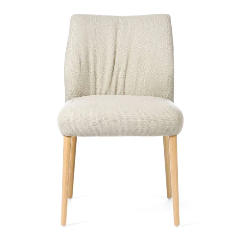 Enora Mobitec® Chaise cocooning en tissu et pieds en bois