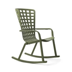 Folio Rocking chair design extérieur réglable en polypropylène