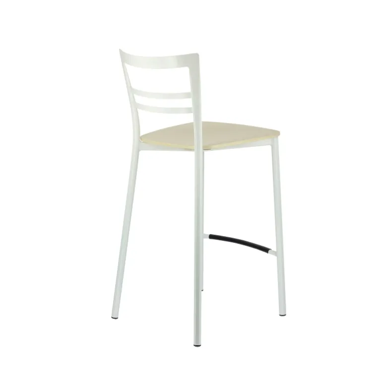 Go Clip Connubia® Tabouret snack contemporain en métal et multiplis bois
