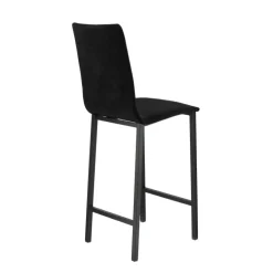 Koko Mobliberica® Tabouret snack en tissu dossier haut