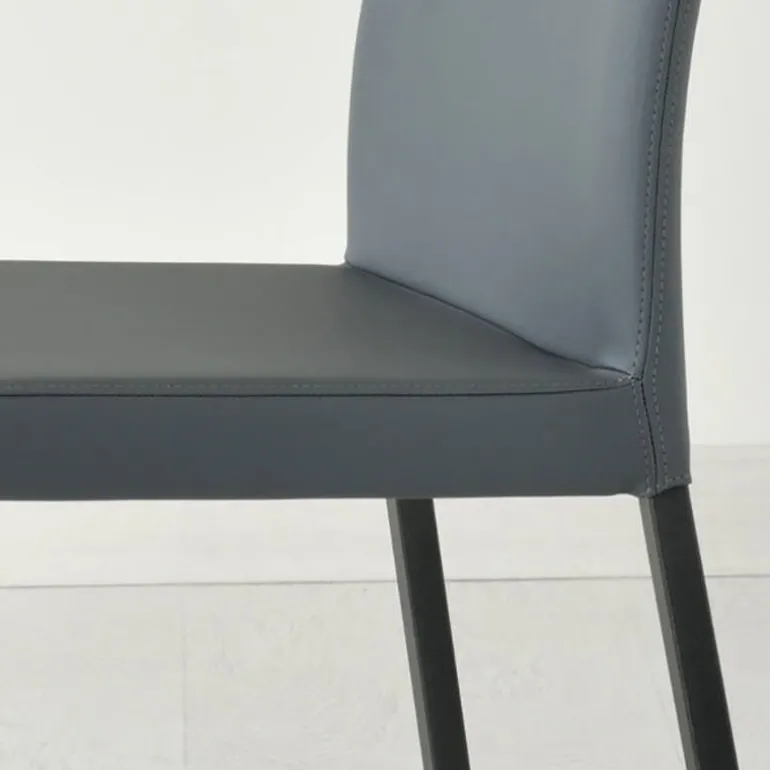 Lena Chaise italienne en cuir