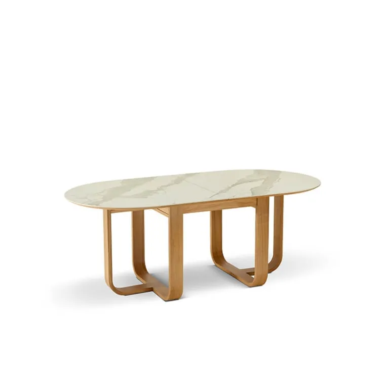 Luge Table à manger en céramique design