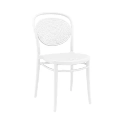 Marcel Chaise de jardin moderne empilable en polypropylène