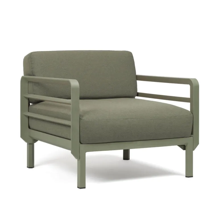 Maximo Fauteuil de jardin relax modulable avec accoudoirs