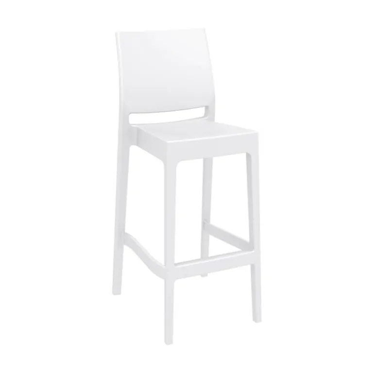 Maya Tabouret de bar empilable en polypropylène