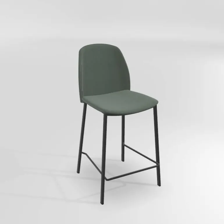 Olivia Tabouret snack moderne en tissu