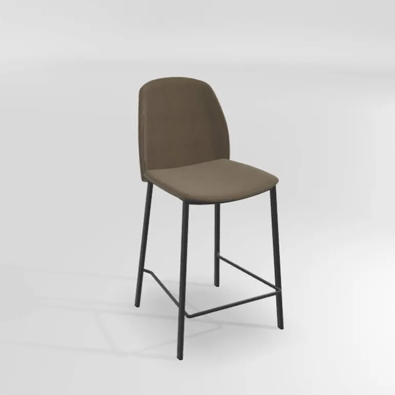 Olivia Tabouret snack moderne en tissu
