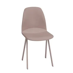 Ona Chaise de salle à manger moderne rembourrée en simili