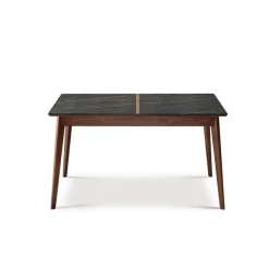 Paul Table extensible en bois et en céramique