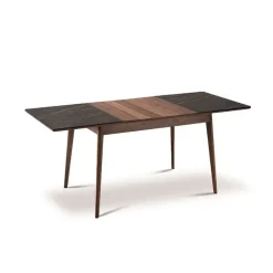 Paul Table extensible en bois et en céramique