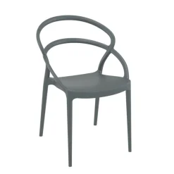 Pia Chaise tendance empilable en polypropylène