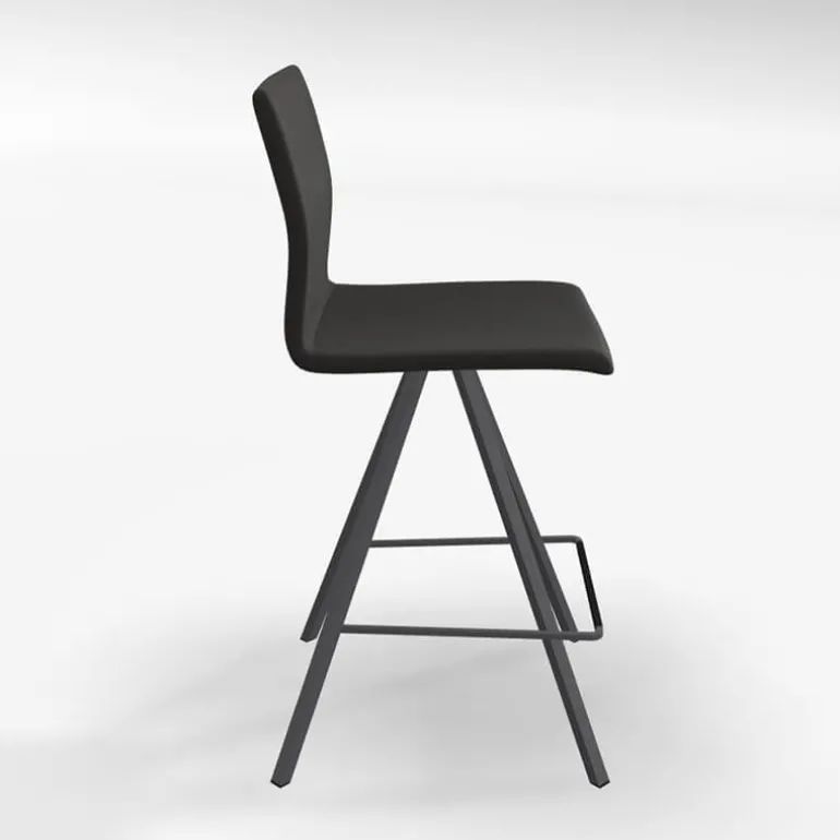 Silva Tabouret snack design tissu et métal