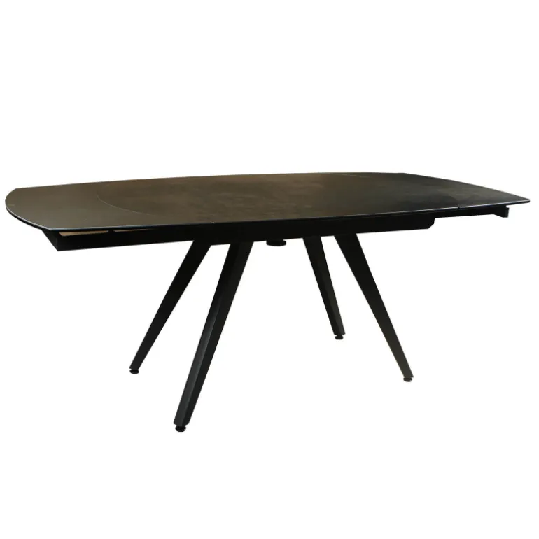 SofiaTable moderne extensible en céramique avec pieds en métal