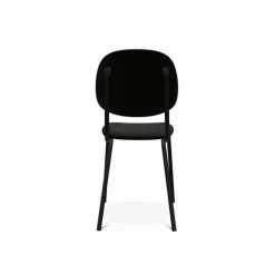 STR5 Chaise contemporaine en métal et en tissu fabriquée en Belgique