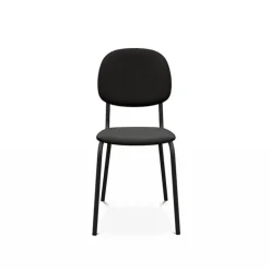STR5 Chaise contemporaine en métal et en tissu fabriquée en Belgique