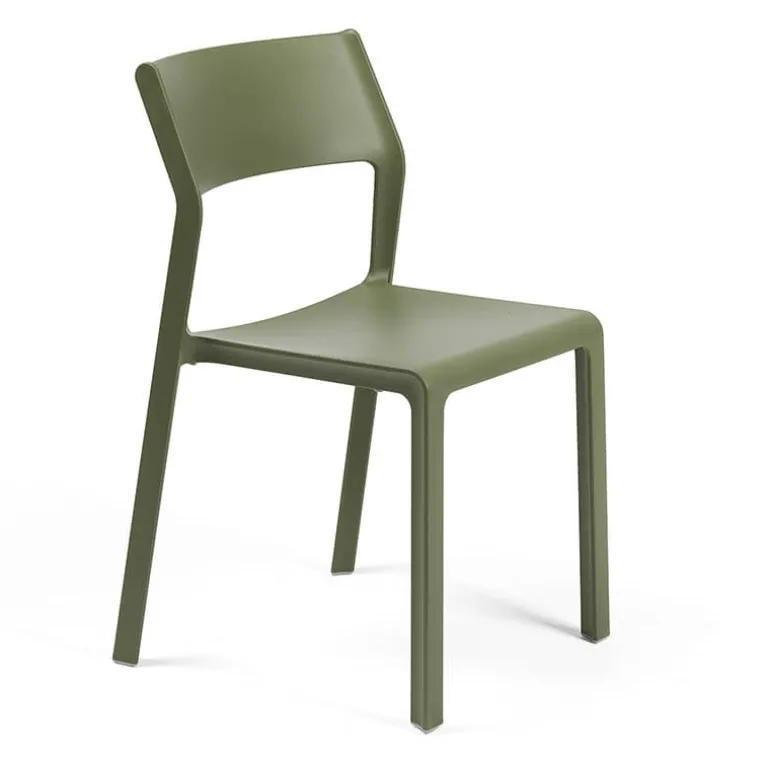 Trill bistrot Chaise moderne en polypropylène empilable