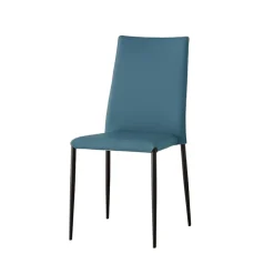Trix Chaise italienne contemporaine en cuir